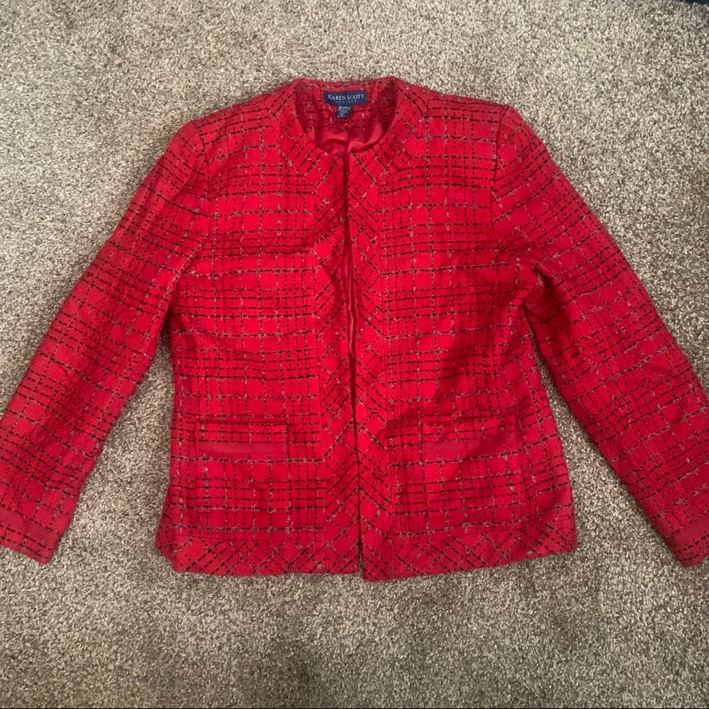 Karen Scott Petites Blazer Jacket 8P